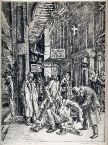 REGINALD MARSH Smokehounds.